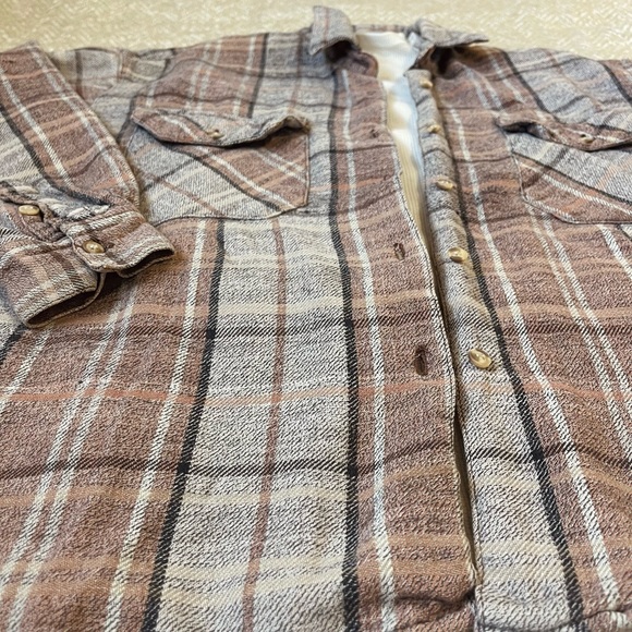 Women’s Dusty Pink Flannel M - Picture 3 of 7